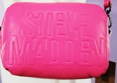 Soft Camera Bag Hot Pink Crossbody Purse by Steve Madden NWT - Image 1 of 4