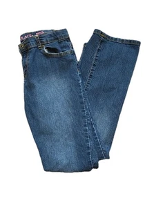 Children’s Place Girls Size 14 Bootcut Semi-Evasee Jeans EUC adjustable waist - Picture 1 of 7