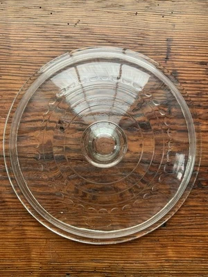 Винтажная куполообразная стеклянная крышка с логотипом WAGNERWARE C-6 8 1/2 дюйма - Изображение 1 из 4