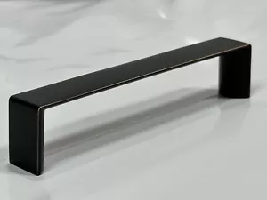 7 Stück breiter Schrankgriff - Möbelgriffe aus Bronze mit Ölschliff 5 Zoll/128 mm - Bild 1 von 15