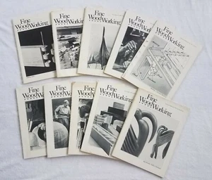 Vintage Fine WoodWorking Magazine Lot 1979 & Early 80s Various Issues Hobby  - Picture 1 of 12