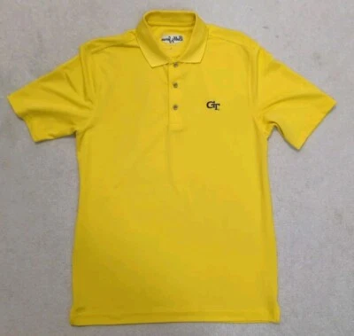 Georgia Tech Short Sleeve Golf Polo Shirt Mens Size Small Bobby Jones X-H20 - Image 1 of 4
