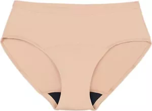 Icon By Thinx Speax Hiphugger Women Ladies Underwear Bladder Moderate Leak Beige - Picture 1 of 5