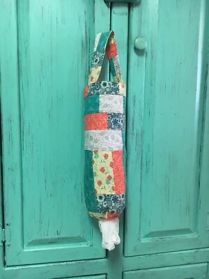 Soporte para bolsa de plástico con retazos hecho a mano tamaño RV único en su clase! Foto 1 de 4