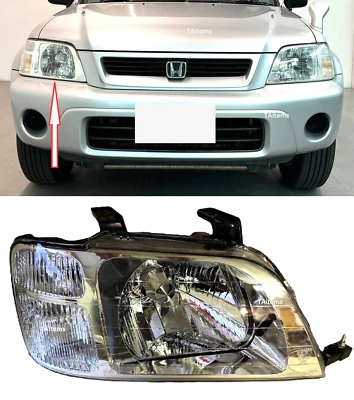 FRONT RIGHT HEADLIGHT FITS FOR HONDA CR-V 1997-2000 - Изображение 1 из 4