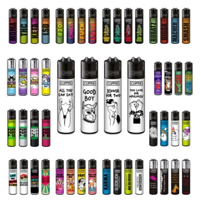 CLIPPER Feuerzeug Serie Qualität Lighter Gas Design Original Set Kollektion 2023