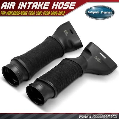 Manguera de admisión de aire del motor izquierda y derecha para Mercedes-Benz C230 C280 C350 2006-2007 Foto 1 de 4