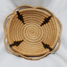 Handmade Coil Woven Twine Basket Santa Fe Style Native Bowl UNIQUE  Beautiful 