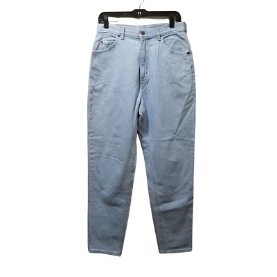 Lee Jeans Women’s 12 M Blue Tapered Leg Relaxed Hip & Thigh 30x30 Made in USA - Image 1 of 4