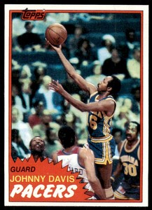 1981-82 Topps Johnny Davis .  Indiana Pacers #16