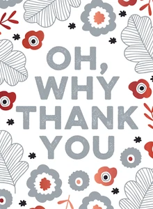 "Oh Thanks"- Note Cards - Picture 1 of 2