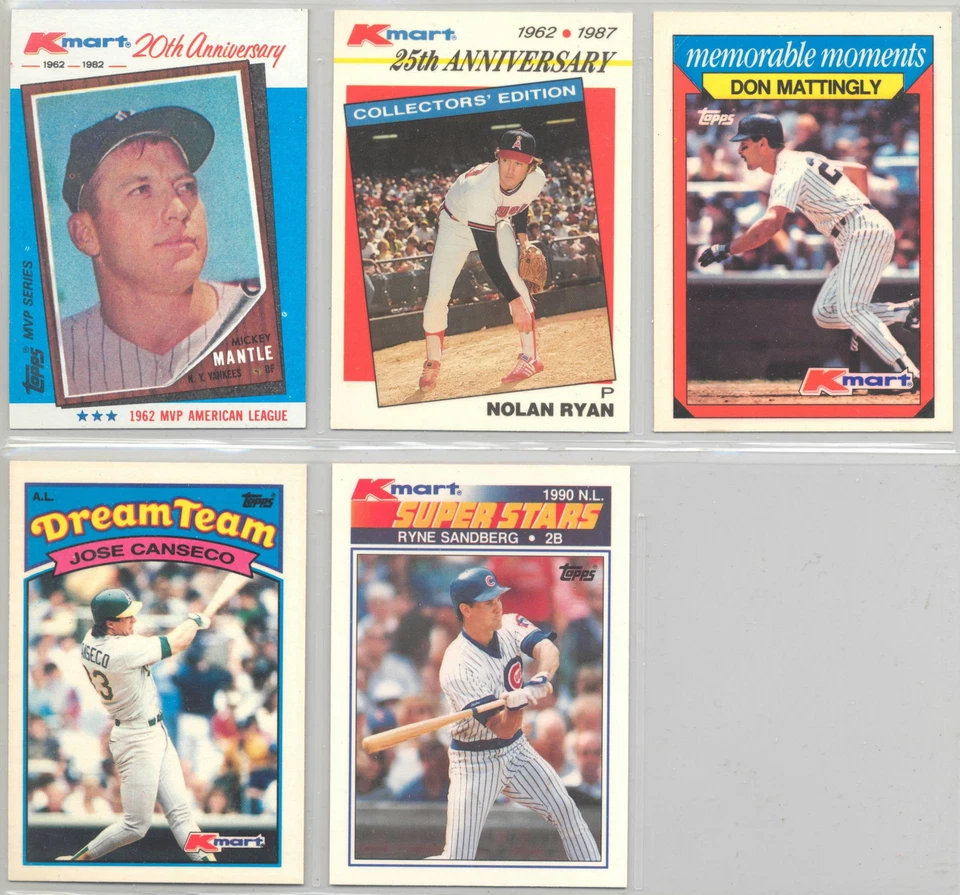 1982,1987,1988,1989,1990 K-Mart Baseball Cards #1-44 You Pick! - Image 1 of 1