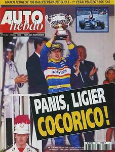 AUTO HEBDO Nr.1035 22.05.1996 GP MONACO CLIO S 106 RALLYE 306 S16 ALFA 145 Q - Bild 1 von 1