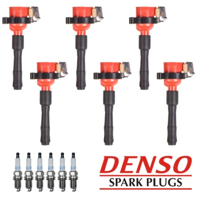 Bobina de encendido Energy y bujía Denso Platinum para BMW X5 M3 328is 840Ci UF354 Foto 1 de 4