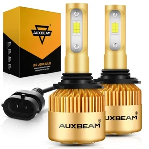AUXBEAM 9006 HB4 72W 10000LM Kit Fari LED Lampadine Fascio Basso 6000K 2pz - Foto 1 di 12