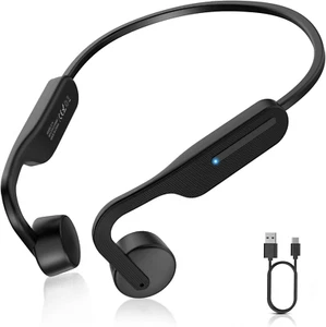 Bone Conduction Headphones Wireless Headphones Bluetooth 5.3 Open Ear Head-Phone - Picture 1 of 6