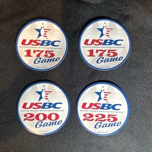Juego de 4 imanes USBC Championship Bowling Game Award de 3" redondos - Imagen 1 de 2