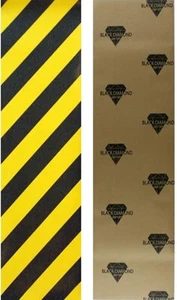 Skateboard Griptape CAUTION - 9'' von Black Diamond / Skateboard Grip Tape - Bild 1 von 3