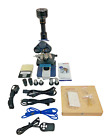 Amscope T120 Series Trinocular Compound Microscope 40-2500X & Accessories (10745