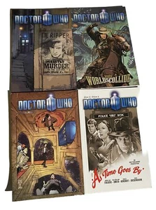 IDW - THE 11th DOCTOR Series DOS Vol 1 & 2 & 3 & 4 Tapa Blanda TPB Juego Completo - Imagen 1 de 9
