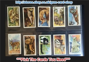GALLAHER - WILD ANIMALS 1937 (F) ***PICK THE CARDS YOU NEED***