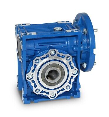 Size 50 Right Angle Worm Gearbox Speed Reducer 25mm Bore Various Ratios Nmrv • 112.99£