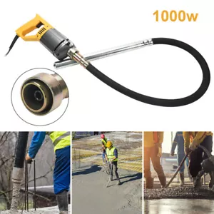 Betonrüttler 1000W Vibrator 1.5M Stahlverstärkte Ø 35 mm Schlauch Rüttelflasche - Bild 1 von 12