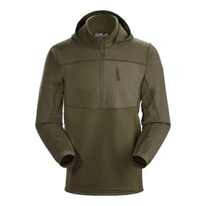 Giacca con cappuccio mezza zip Arc’teryx Leaf Ranger verde Naga Gen 3.1 taglia M nuova con etichetta - Foto 1 di 4