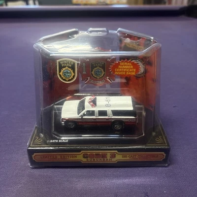 CODE 3 Collectibles Winter Park,Fl. BATALLION CHIEF Chevy SUBURBAN B-61 New - Image 1 of 4