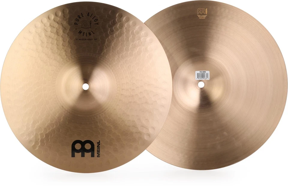Platillos Meinl 14 pulgadas aleación pura medio hi-hat platillos (paquete de 3) paquete Foto 1 de 1