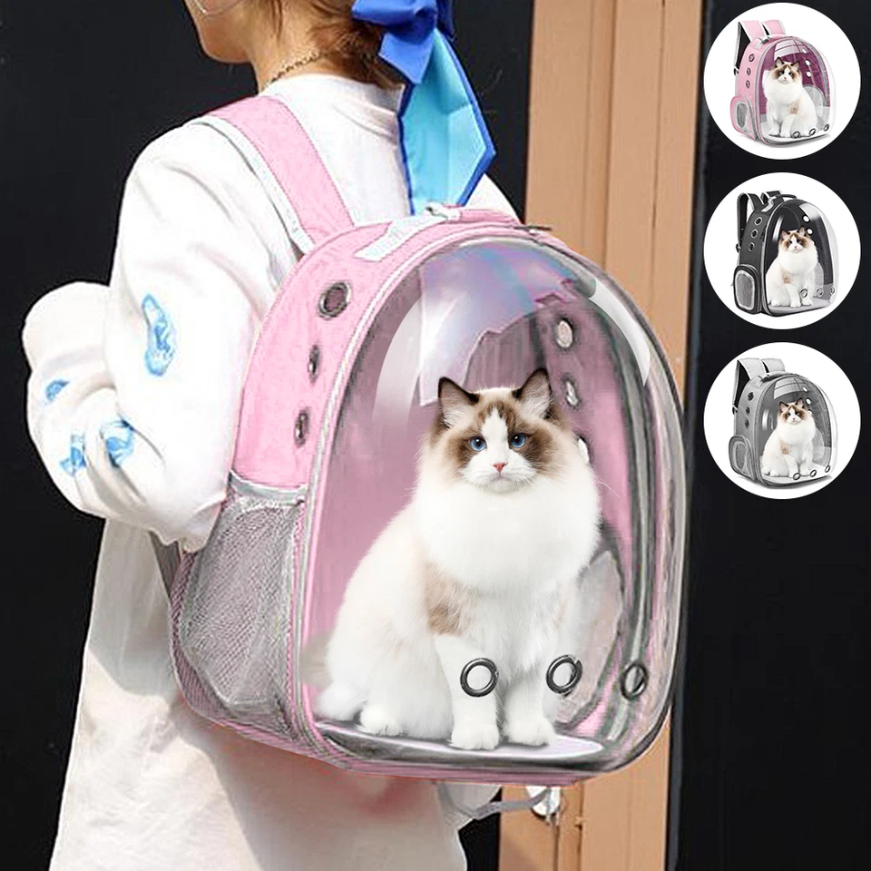 Transparenter Katzen- und Hunderucksack für den Transport von Haustieren - Retoo - Bild 1 von 4