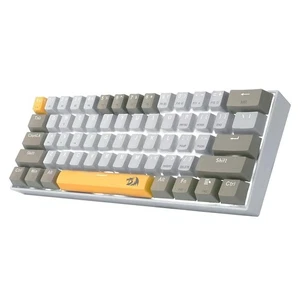 REDRAGON K606 LAKSHMI White LED 60% Gaming Mechanical Keyboard - Brown Switches - Picture 1 of 8