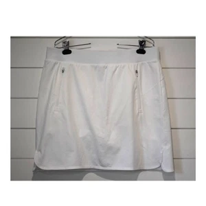 Falda T by Talbots NUEVA CON ETIQUETAS Skort Para Mujer Talla L Blanca Bolsillos con Cremallera Tenis Pickleball - Imagen 1 de 7