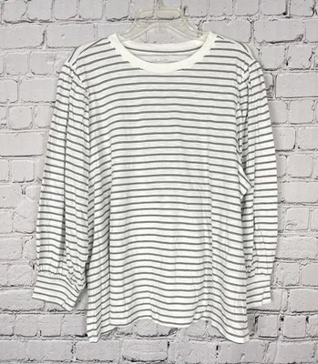 Camiseta Maurices 24/7 Manga Larga Rayas con Mangas Hinchadas Talla 2X Foto 1 de 4