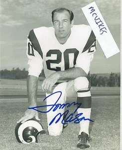 Tommy Mason Los Angeles Rams Autographed Signed 8x10 Photo COA DECEASED - Picture 1 of 1