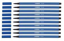 10 x Stabilo Pen 68 Premium Filzstifte Fasermaler, ultramarinblau