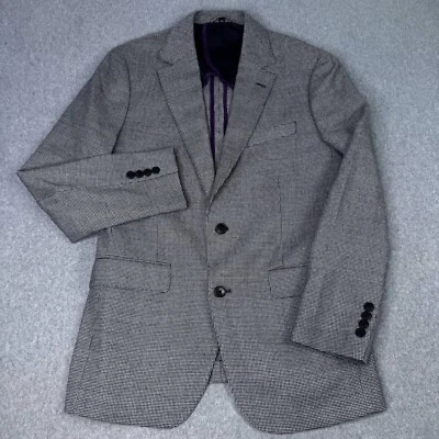 Blazer Bonobos X Marzotto Jetsetter 38R Negro/Blanco Pata de Gallo Lana Academia Foto 1 de 4