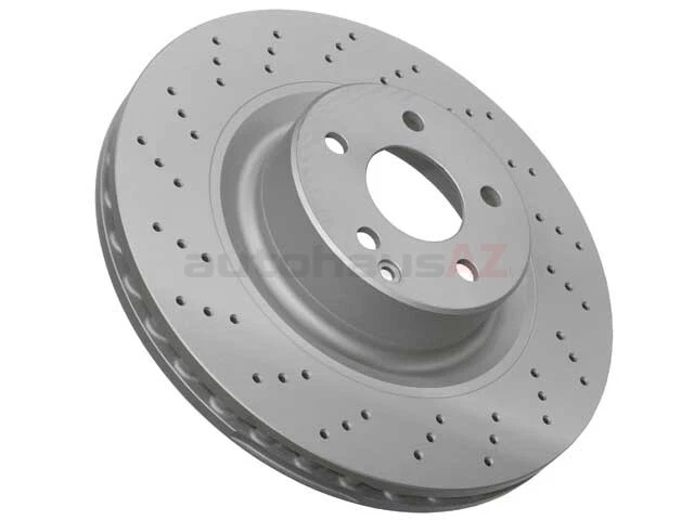 Rotor de freio a disco ATE COATED 2204211112 Mercedes Benz S600 S55 AMG CL55 CL600 - Imagem 1 de 1