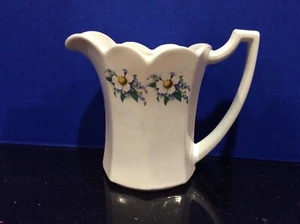 Vintage Mccoy Lancaster Colony Cornflower Pitcher - Scalloped Edge #7533 - Picture 1 of 6