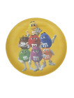 M&M's World All Characters Silhouette Melamine Satin Finish Plate New