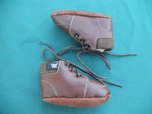 BABY PAWS brown Baby shoes Size 1 (3-6mths) - Picture 1 of 2