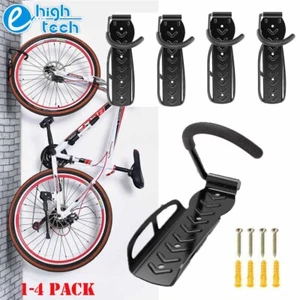 1-4Pack Bike Wall Mount Hook Rack Hanger Holder Bicycle Vertical Storage Stander - Picture 1 of 14