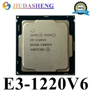 Intel Xeon E3-1220 V6 CPU 3.00GHz 4-Core 8MB LGA1151 Server Processor SR329 72W - Picture 1 of 1
