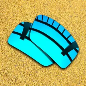 Polarized Lenses Replacement for-OAKLEY Eyepatch 2 Sunglasses - Ice Blue Mirror - Picture 1 of 5