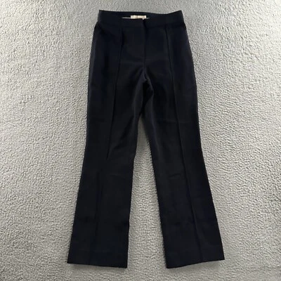 Tory Burch Womens Pants Blue Size 0 Dress Pant High Rise Polyester Wool Blend - Image 1 of 4