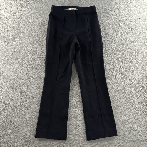 Pantaloni da donna blu Tory Burch taglia 0 pantaloni abiti alti misto lana poliestere