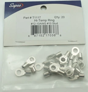 T1117 - 20 Stück, HI-Temp Ringe, #10 Stuc 13/64, 12-10 AWG - Bild 1 von 3