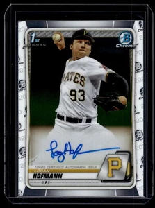 Logan Hofmann 2020 Bowman Draft Chrome 1st Autograph Auto Card #CDA-LH - Picture 1 of 2