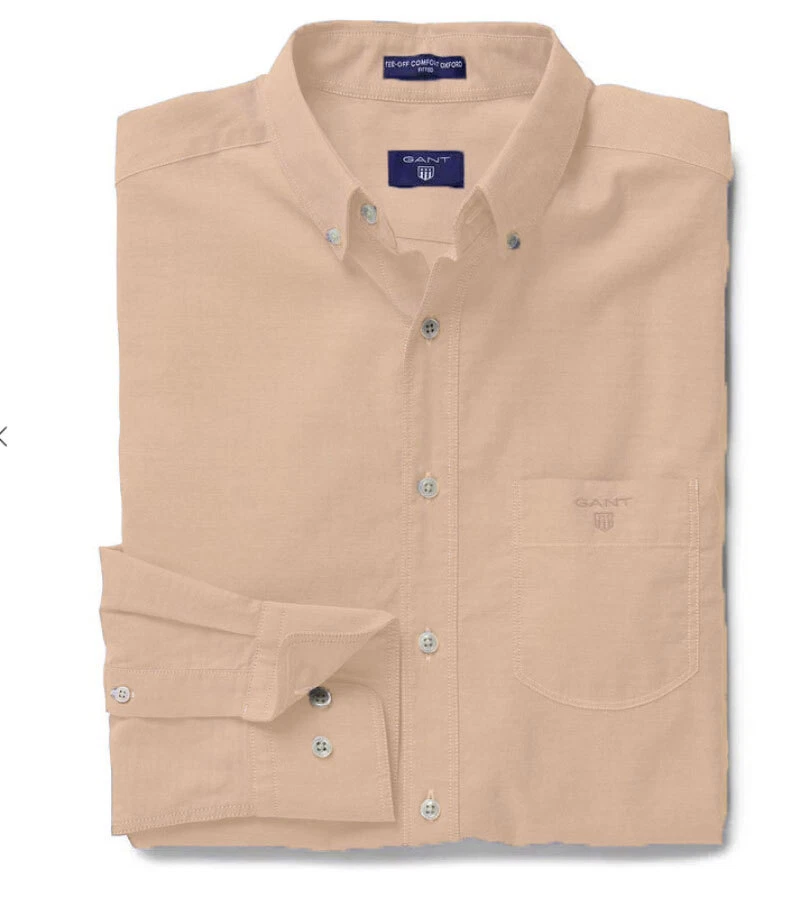 Camiseta GANT Naranja Zanahoria Confort Oxford Ajustada Camisa Abotonada 362232 Talla M Foto 1 de 1