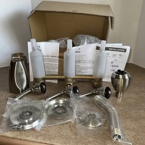 Olympia P-1230 Elite Two Handle Tub/Shower Set in PVD Brushed Nickel - Picture 1 of 9